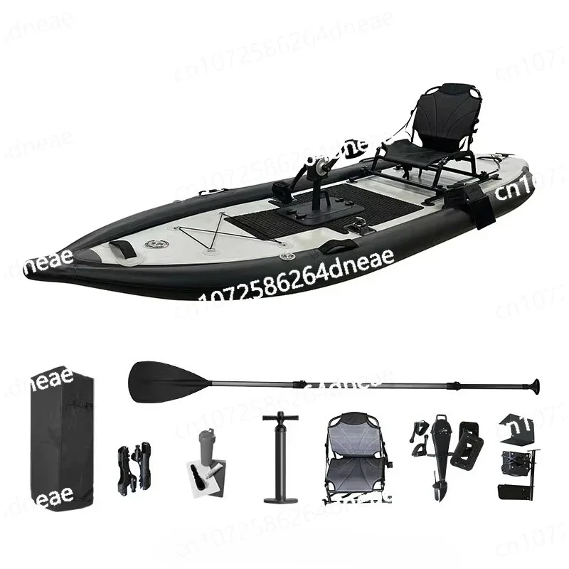 

Favorite High Quality Inflatable Drop Stitch Kajak Fishing Surfing Canoe Rowing Boat Pedal Kayak for Adult