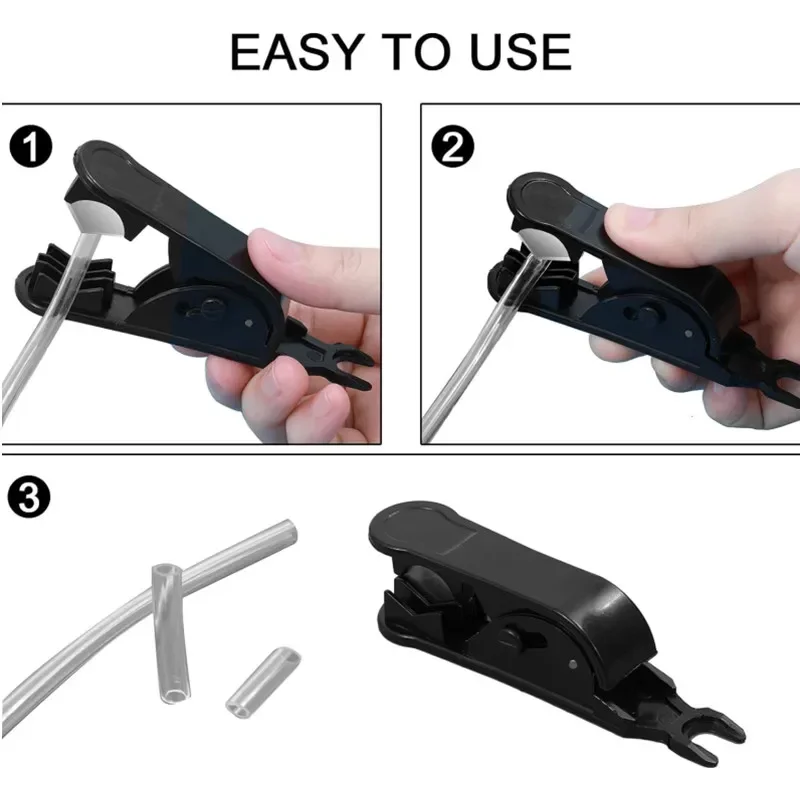 PU PE PVC Tube Cutter Scissor Pipe Cutting Tool Nylon Plastic Hose Cutter Smooth Cut Purifier Water Pipe Cutting Knife Tools