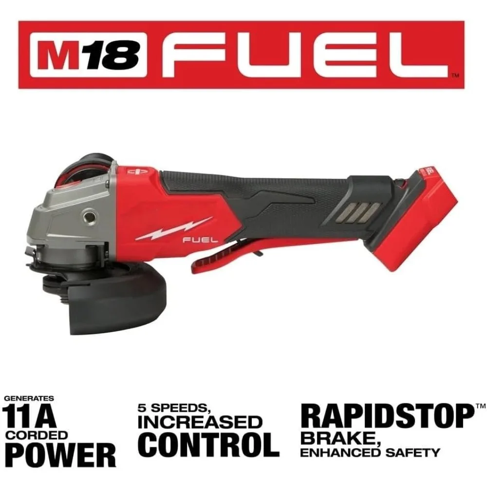 Smerigliatrice a paletta a batteria 18V 4-1/2/5 pollici 2888-20 Smerigliatrici angolari di potenza per sistemi batteria 18V - Strumento nudo