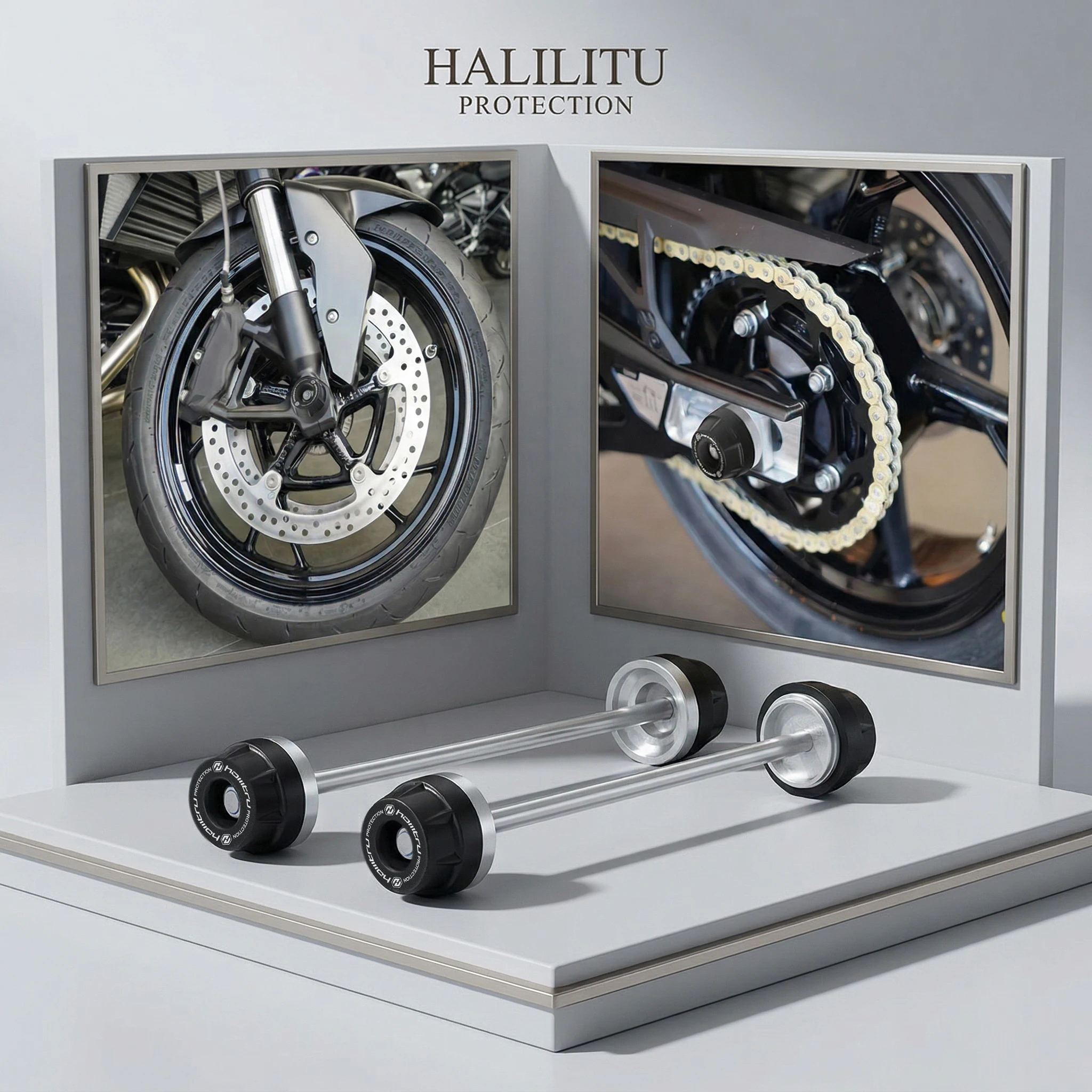 

Motorcycle Spindle Bobbins Protection Axle Cover Set - Durable Cover for Enhanced Performan For BMW F900R F900XR SE/TE 2020-2025