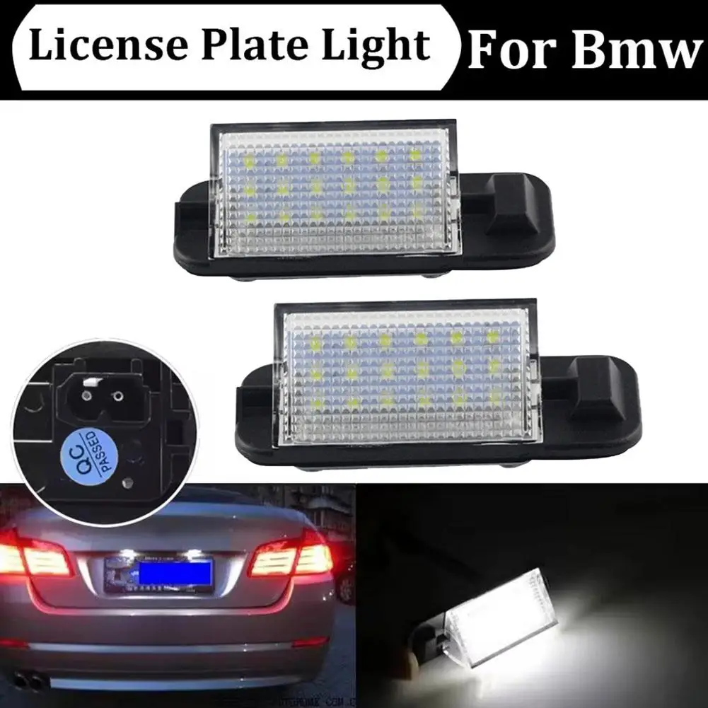 2 SZT. 18LED Lampki Oświetlenia Tablicy Rejestracyjnej Do BMW Serii 3 E36 318i 318is 318ti 325i M3 Produkty Samochodowe Lampki Tablicy Rejestracyjnej F7G5