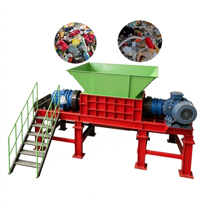 Scrap Car Tire Wire Drawing Machine and Tire Shredder Waste Tyre Recycling Line Rubber Powder Equipment