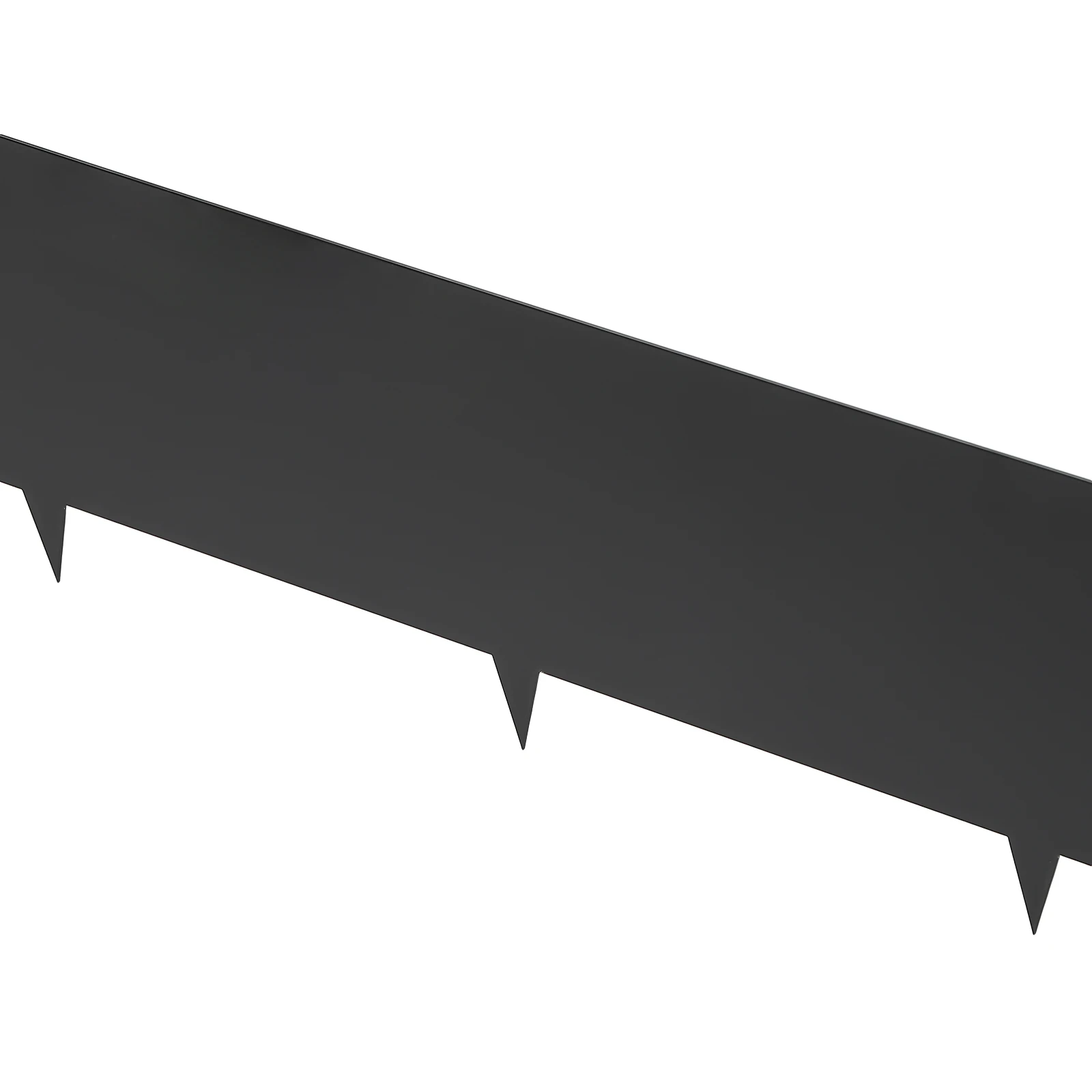 4/6 Pcs Metal Landscape Edging Lawn Edging Borders Black Bendable Steel Edging 40x8 Inch