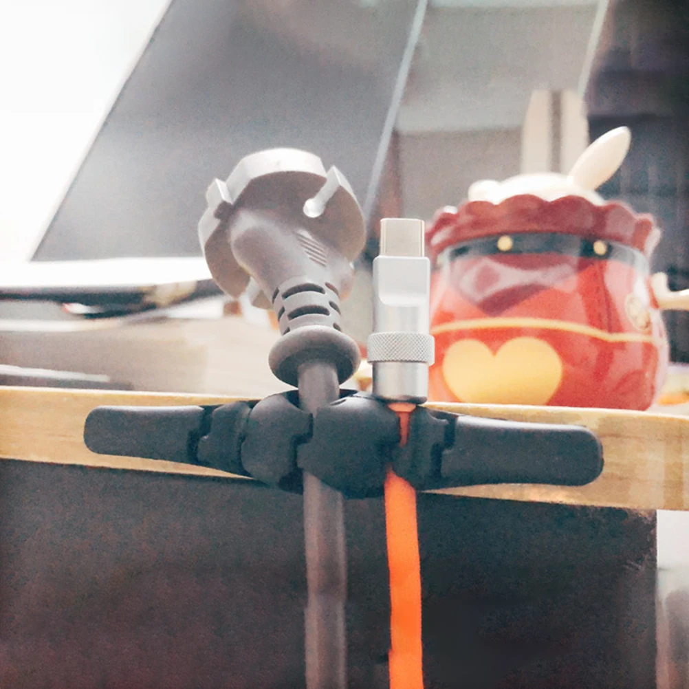 

4Pcs Cord Organizer Adhesive Kitchen Appliance Cable Holder Cord Keeper Wire Management Clips Durable Cable Organizer