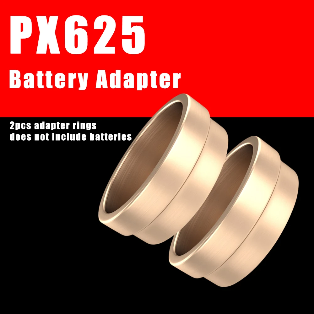 2 pièces adaptateur de batterie MR-9 PX625 adaptateur de batterie pour caméra Film compteur d'exposition caméra accessoires métalliques