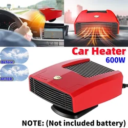 Car Heater Cooling Fan Truck Electric Heater 600W Windshield Defroster for Makita 18V Battery(Not included battery)
