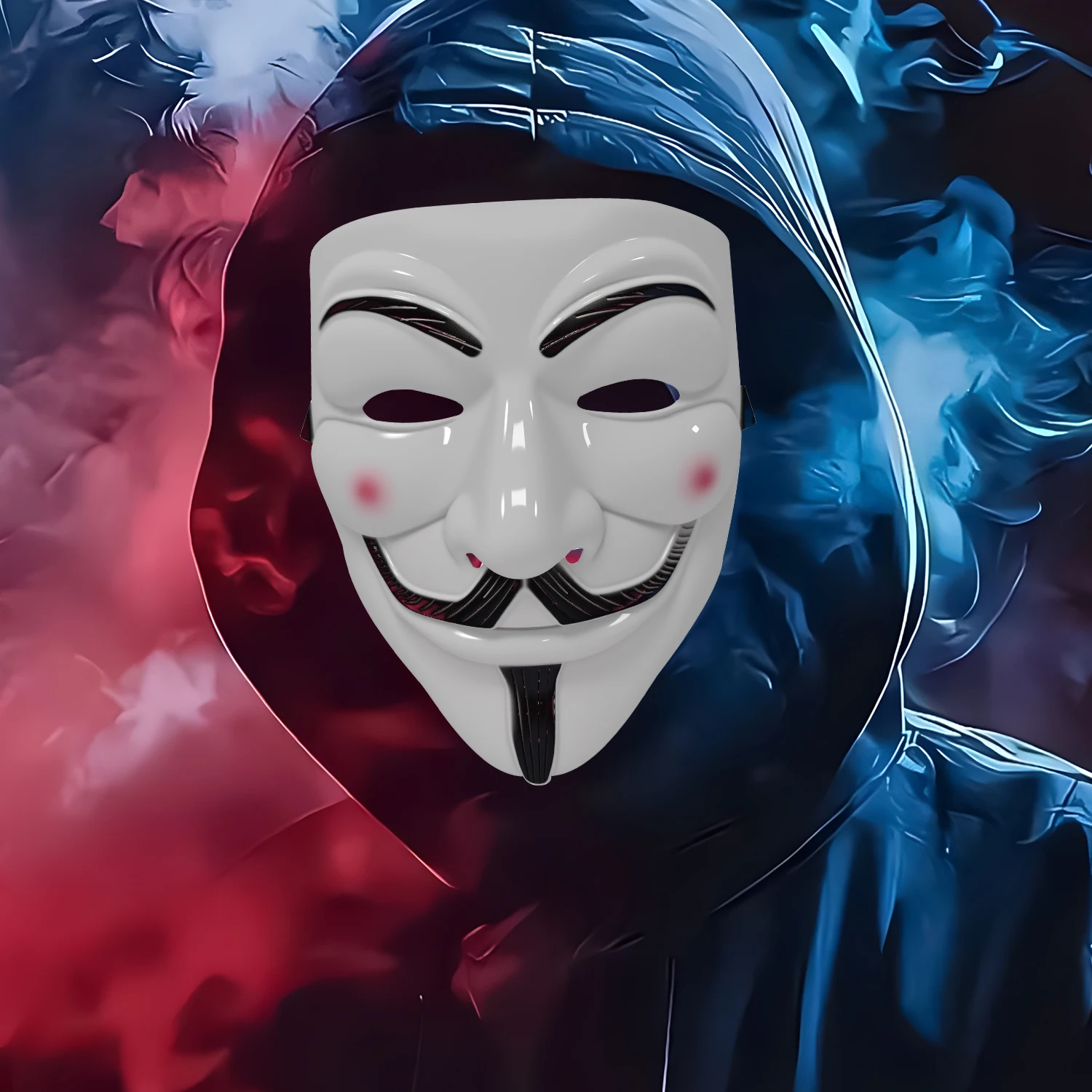Topeng V Masker Anonymous Guy Fawkes Topeng Halloween Topeng Hacker Gaya Horor Hadiah Natal