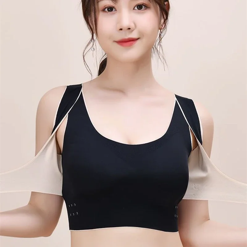 Women Posture Corrector Bras Bralette Humpback Correct Tops Front Closure Sports Underwear Soutien Gorges нижнее белье женское