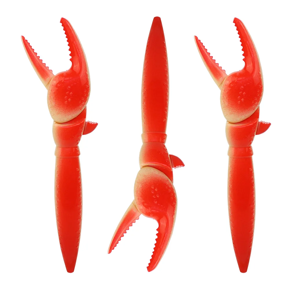 

3 Pcs Lobster Claw Ballpoint Pen Signing Pens Claws Personality for Bank Plastic Student Multi-function Desk