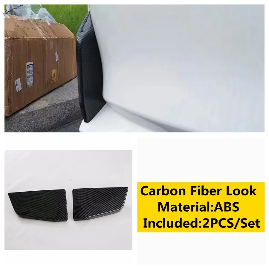 Rear Fog Lights Lamps Cover Eyebrow Eyelid Garnish Streamers Outer Trim Fit For Toyota Yaris Ativ / Vois 2023 2024 Accessories