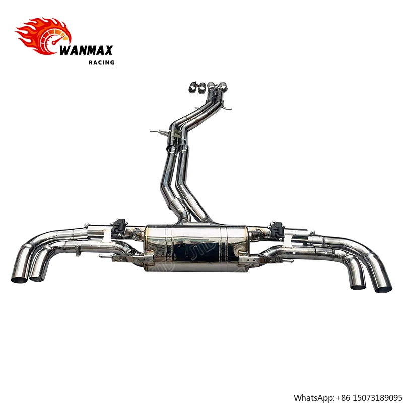 

Performance Stainless Steel Sport Valved Catback Exhaust for SQ8 4.0 2019-2023