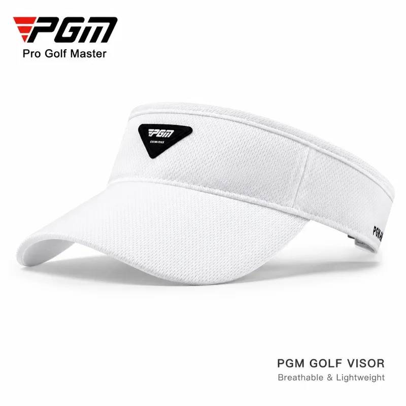 PGM Golf Visor Cap Men Women Breathable Sun Hat Adjustable Sports Visor UPF Protection Lightweight Quick Dry Golf Tennis Running