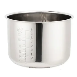 6L Pressure Cooker Inner Pot Rice Pressure Cooker Liner Stainless Steel Inner Pot Minute Pressure Cooker Liner