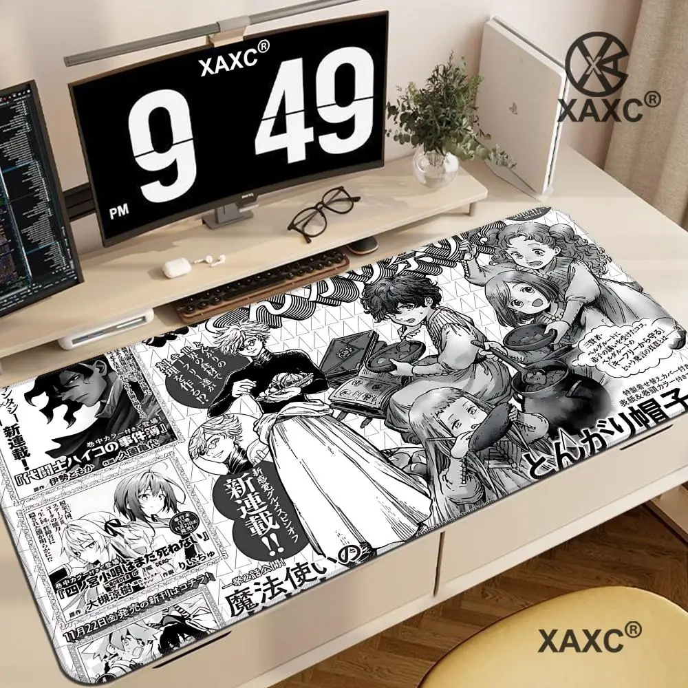 1pc Anime Witch Hat A-Atelier Mousepad Non-slip Suitable For Office Computers Laptops E-sports Game Desk Mats XXL Keyboard