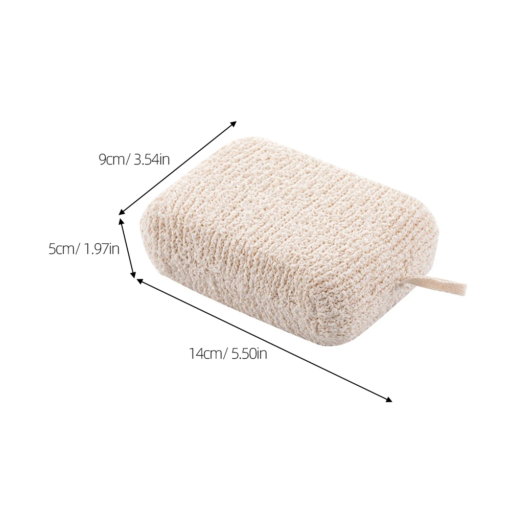 

2 шт., губка для ванны, скруббер для душа, двухслойный, высококачественный, льняной, тканый, приятный для кожи, нежный, отшелушивающий, полотенца для душа, для тела