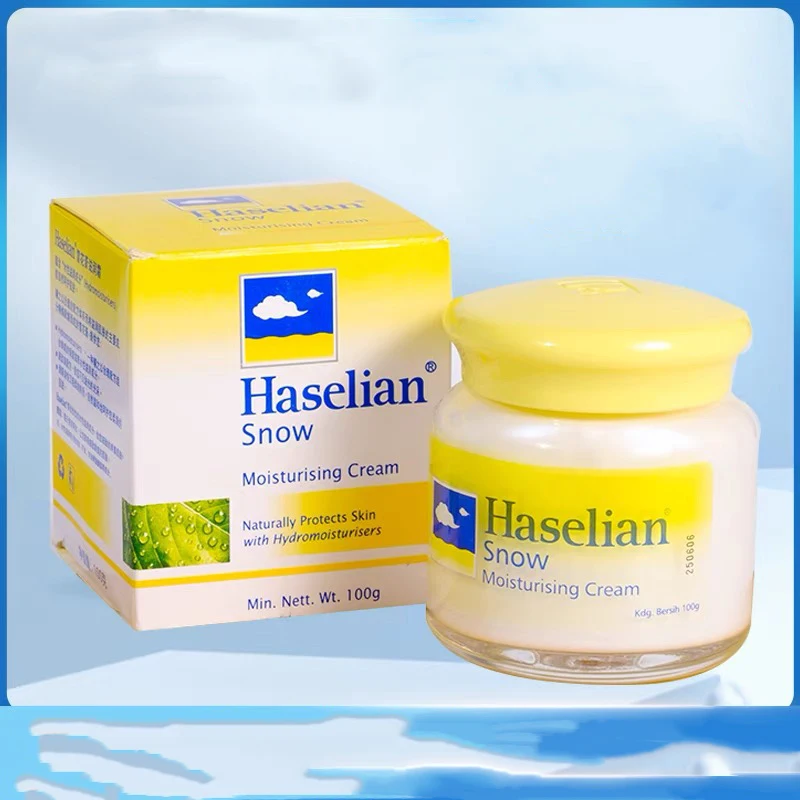 100g HASELIAN Snow Moisturizing Cream for Normal To Dry Skin Repair Skin Barrier Facial Moisturizer