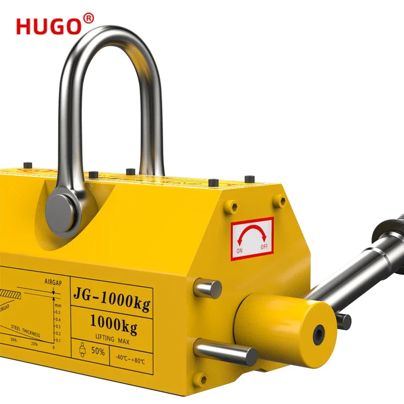 100kg 200kg 400kg 600kg Manual Magnetic Lifter Clamp Permanent Lift Magnet Lifter