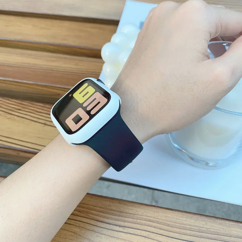 Silicone Band for Apple Watch Review, Sport Strap for Series 9, SE, Ultra 2 and Older Models image 4