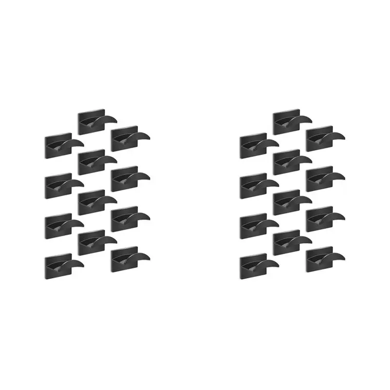 【LIMITED TIME DISCOUNT】24PCS Adhesive Hat Hooks For Wall,Hat Racks For Baseball Caps,For Wall, Door, Closet, Room Decorate