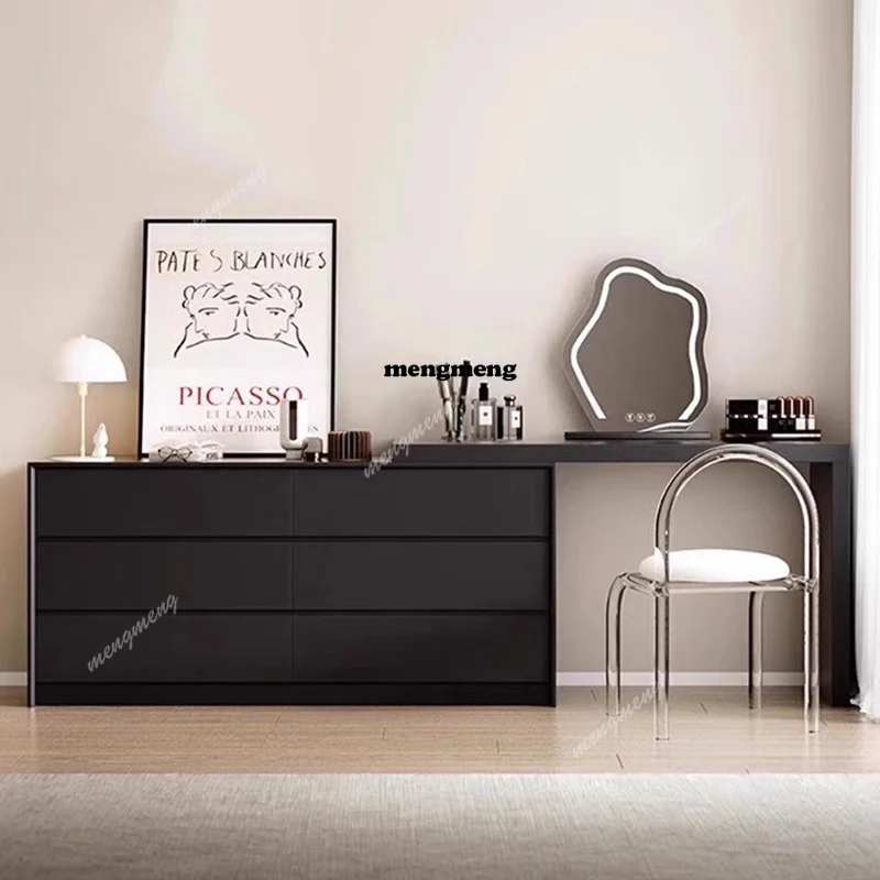F150Modern Living Room Vanity Table Bedroom Makeup Mirror Cabinet Nail Dressing Table Study Bedside Penteadeira Trendy Furniture