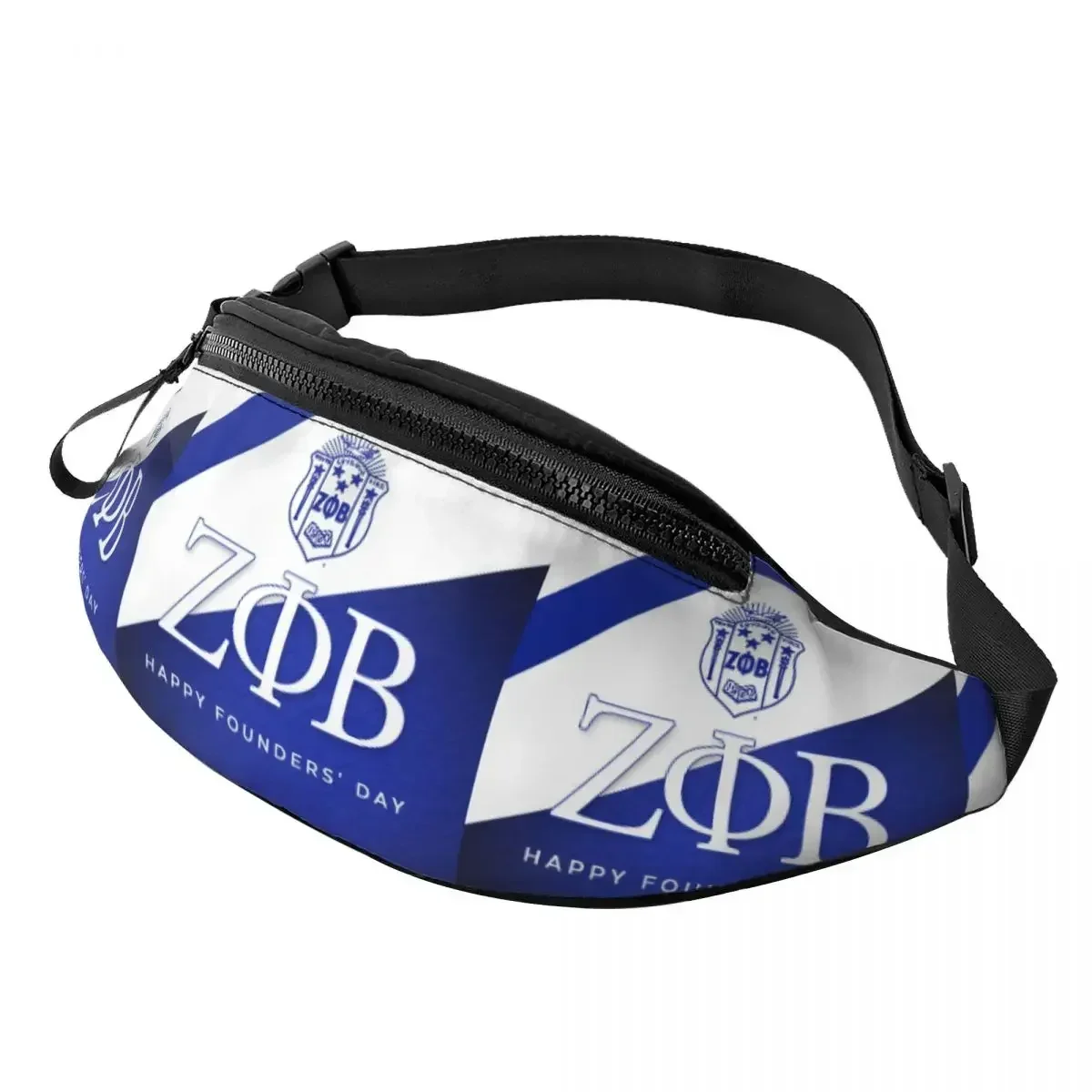 

Fashion Zeta Phi Beta Greek Letter 1920 Fanny Pack for Cycling Camping Men Women ZOB Crossbody Waist Bag Phone Money Pouch