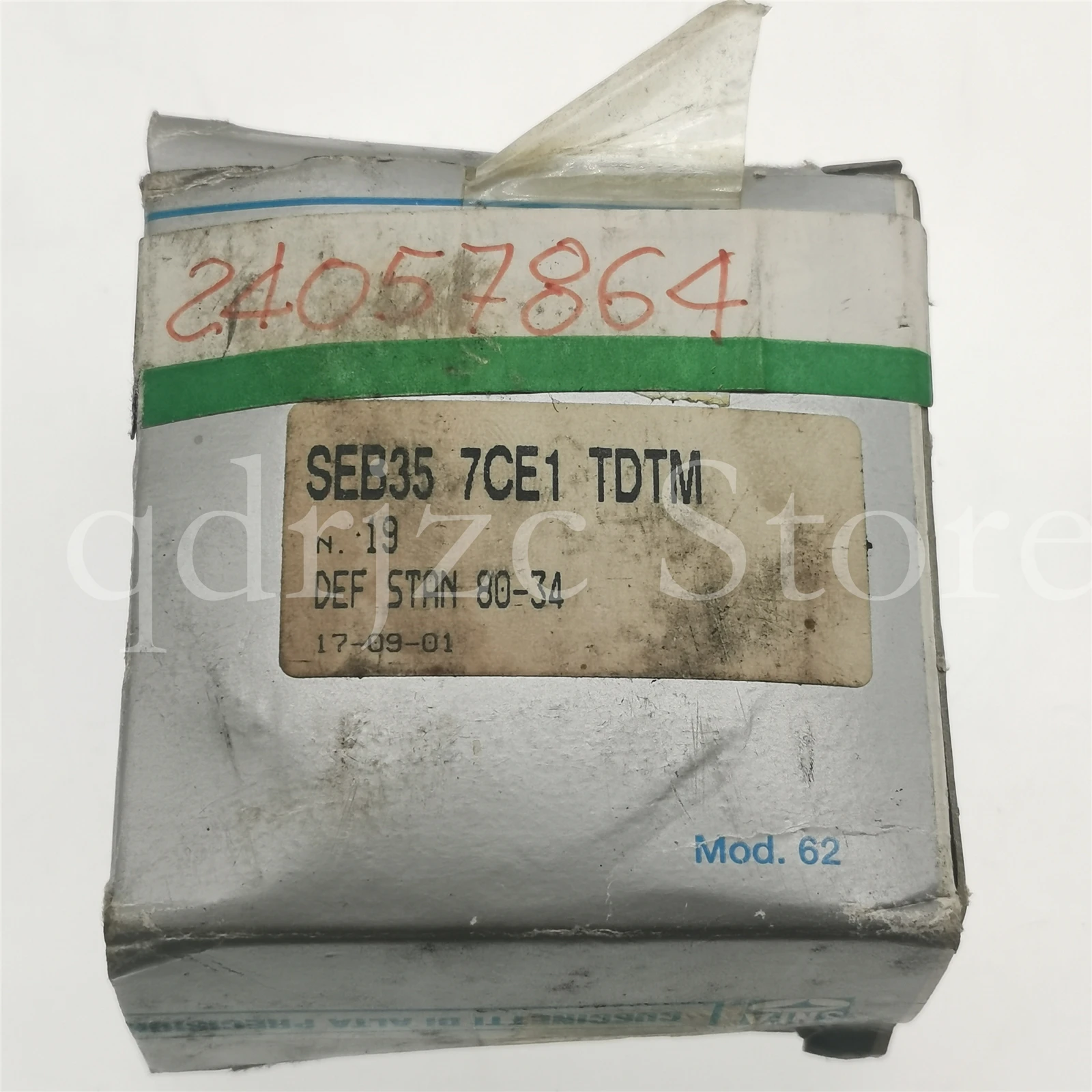 

Квадратный прецизионный радиально-упорный шарикоподшипник SEB35 7CE1 TDTM = 71907CD/P4AQBCB