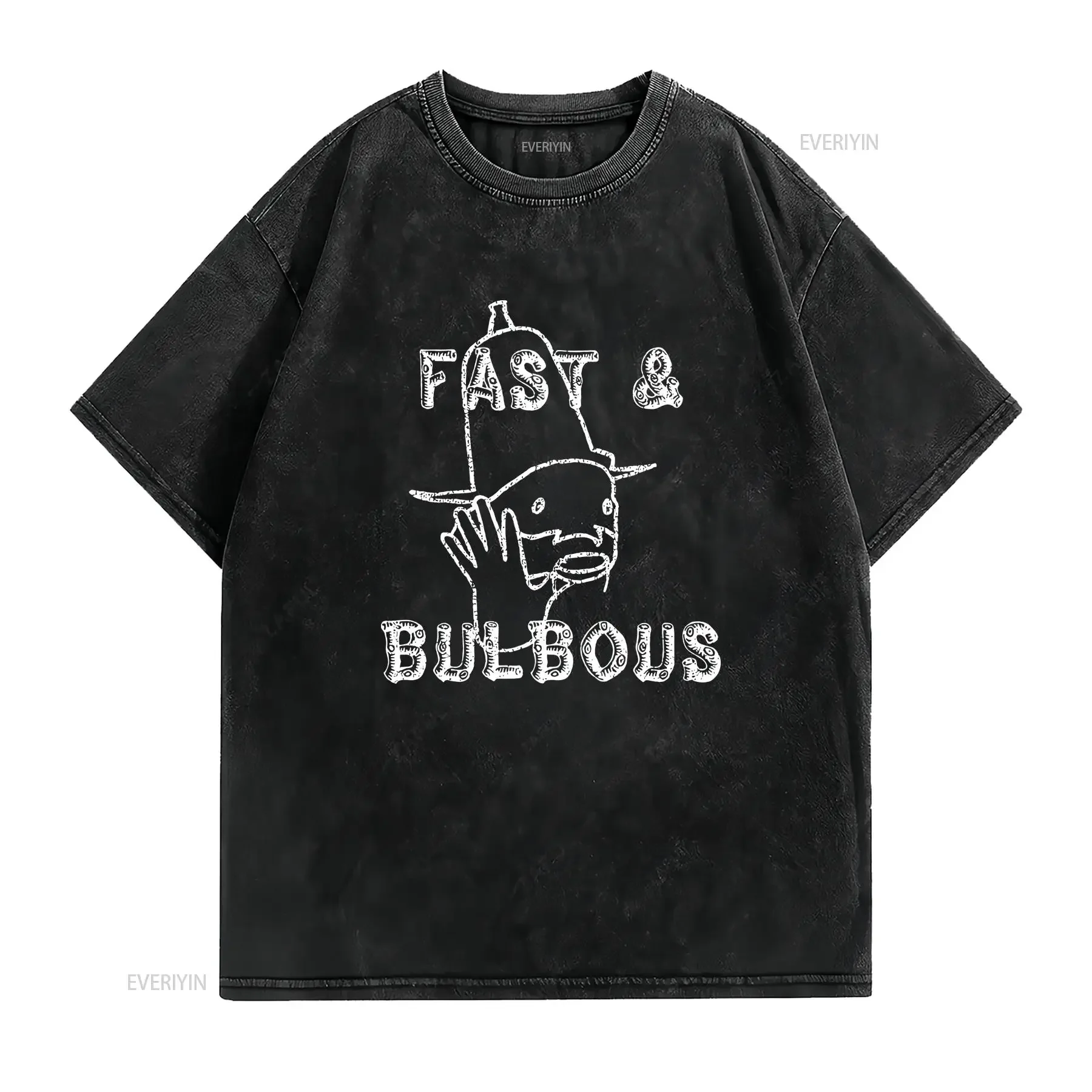 Fast Bulbous Captain Beefheart Cotton T Shirt All Size vintage Washed streetwear Top For Everyday Wear homme Stretched