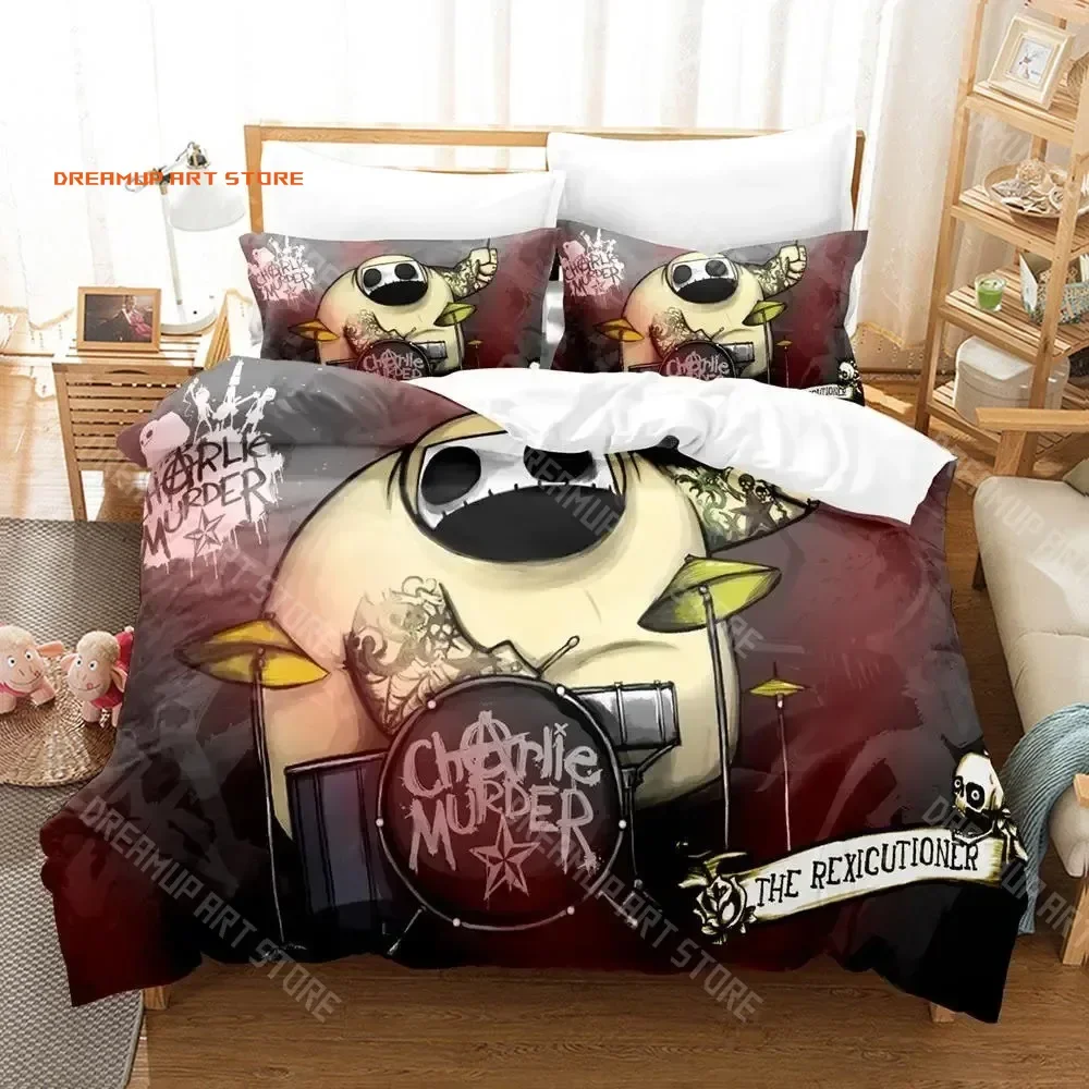 2026 3D Print Charlie Murder Bedding Set Single Twin Full Queen King Size Bed Set Adult Kid Bedroom Duvetcover Sets Anime