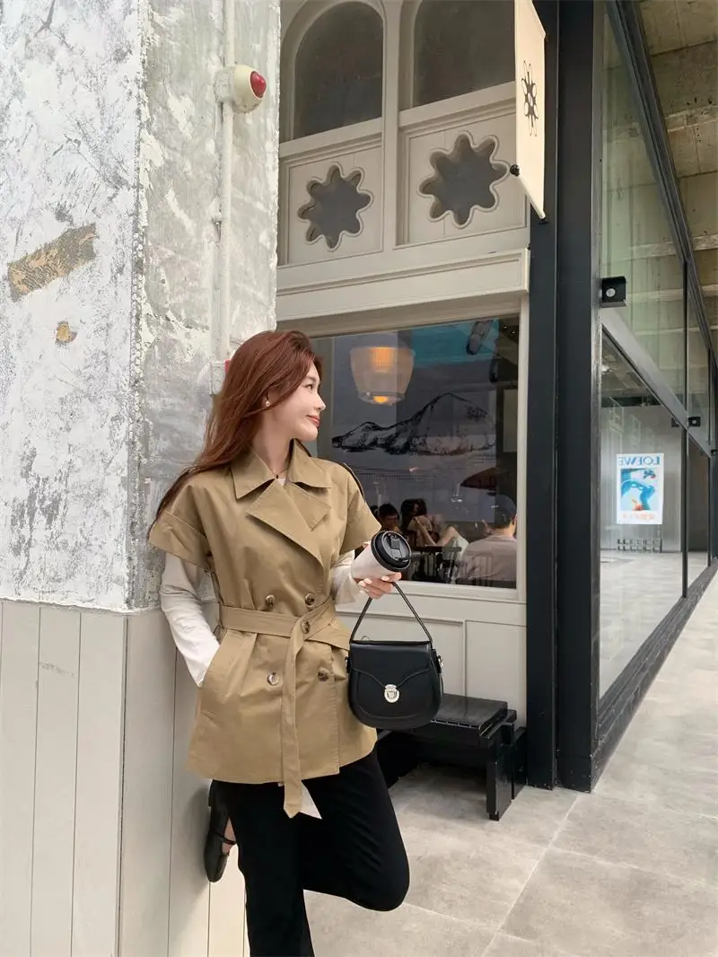 

Жилет RREPEAT 2024 осенний, женский, простой, модный дизайн, для повседневной носки, 100% хлопок, верхняя одежда