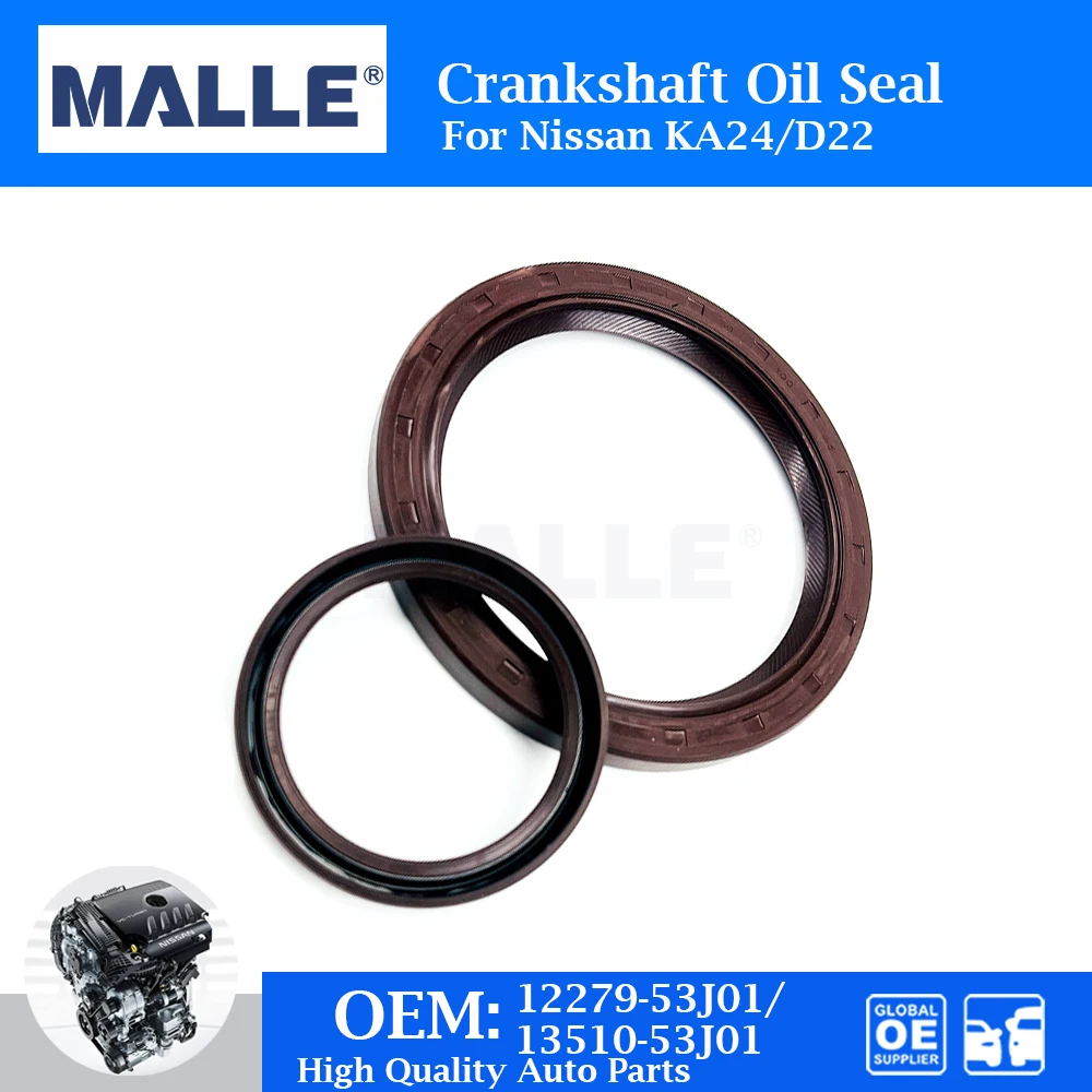 

Engine Crankshaft Oil Seal For Nissan KA24 D22 X-trail T30 Auto Camshaft Front Rear Seal Car Accessories 12279-53J01 13510-53J01