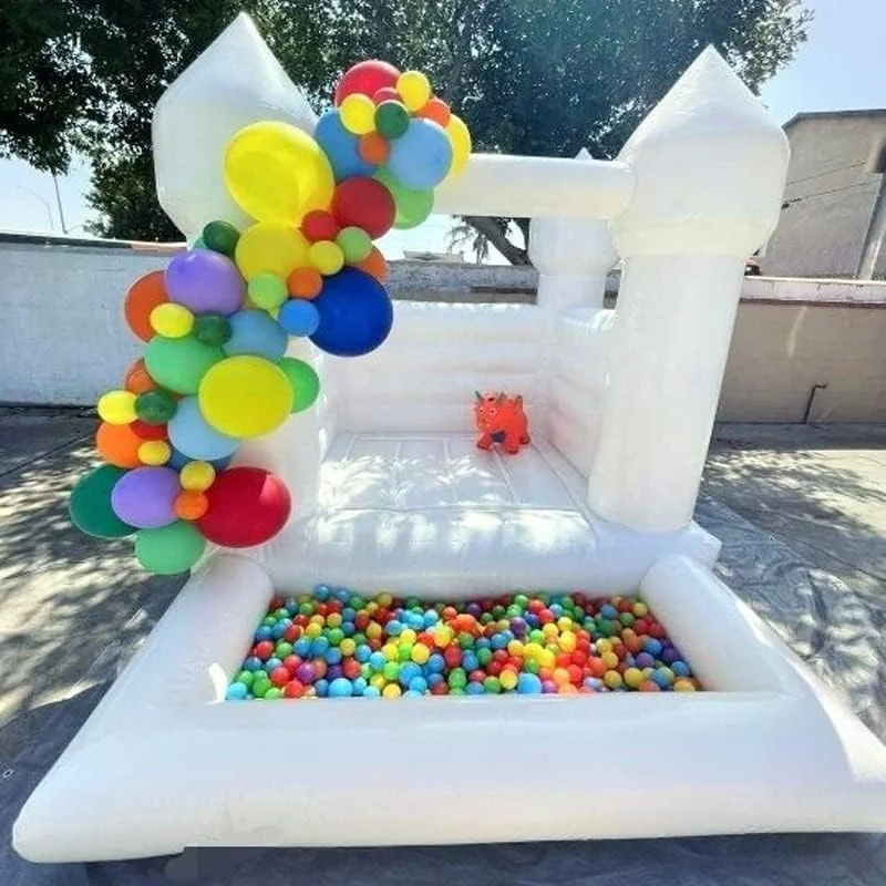 FOR Inflatable wedding house inflatable bounce house with ball pit inflatable bouncy house for sale