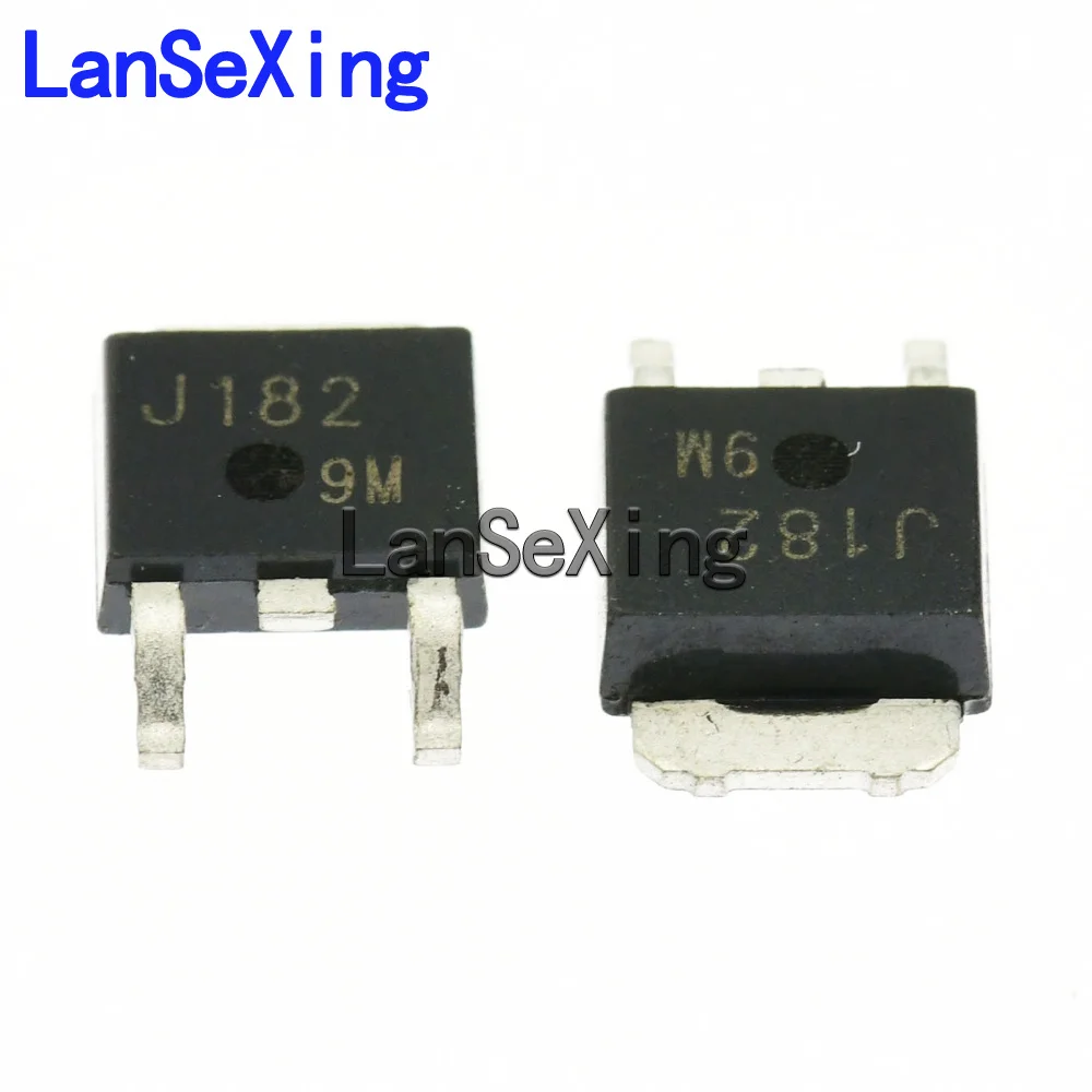 2SJ182 zeefdruk J182 veldeffecttransistor (MOSFET) 2SJ182S TO-252 60V 30A opbouwmontage
