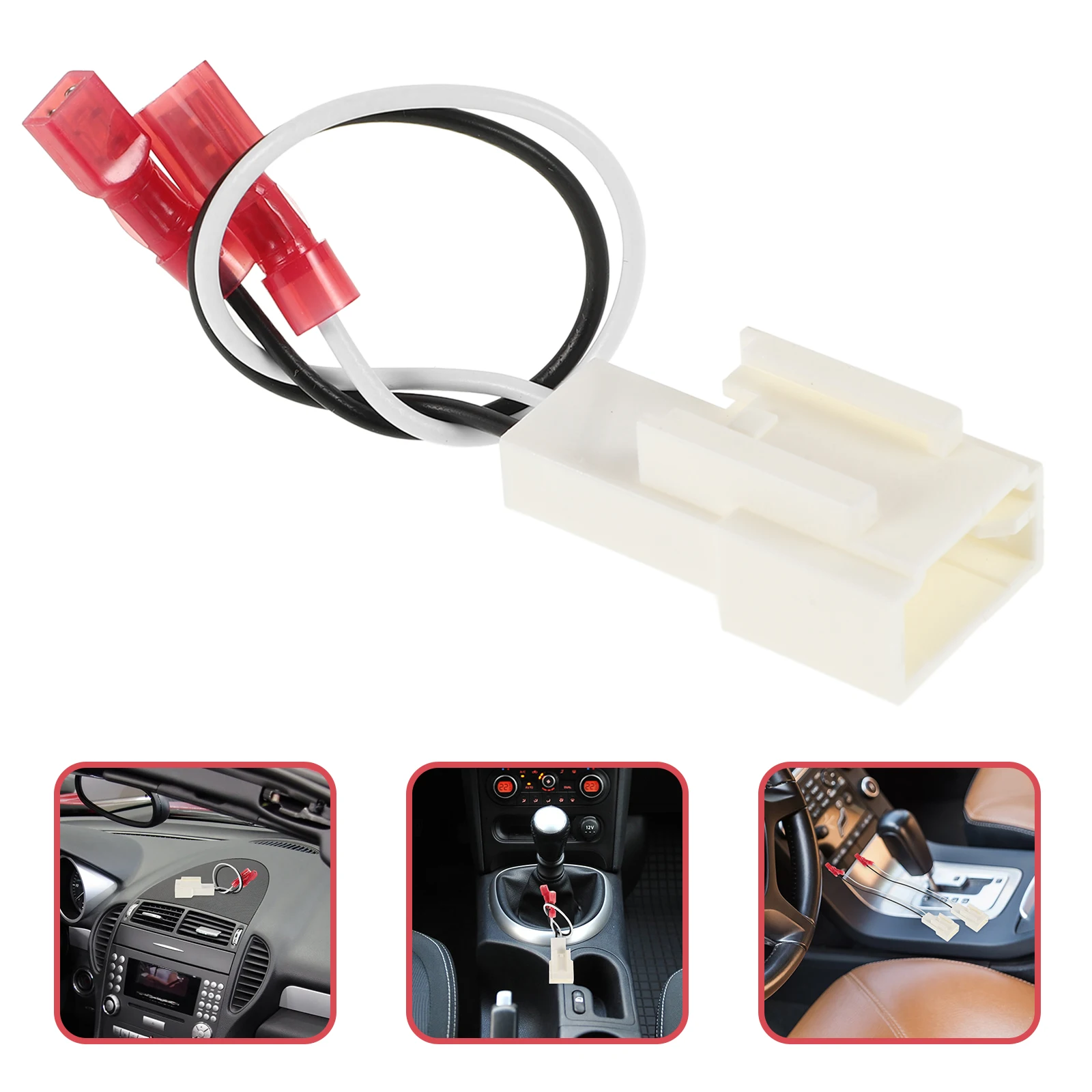 

5pcs Speaker Connector Harness Car Door Speaker Wire Adapter Replacement Enhanced Sound Clarity High-Frequency Performance