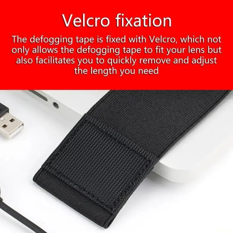 B03F 3 Gear USB Camera Lens Heater Lens Anti-condensation Heating Belt Dew Heating Pad Plate Warmer Heater