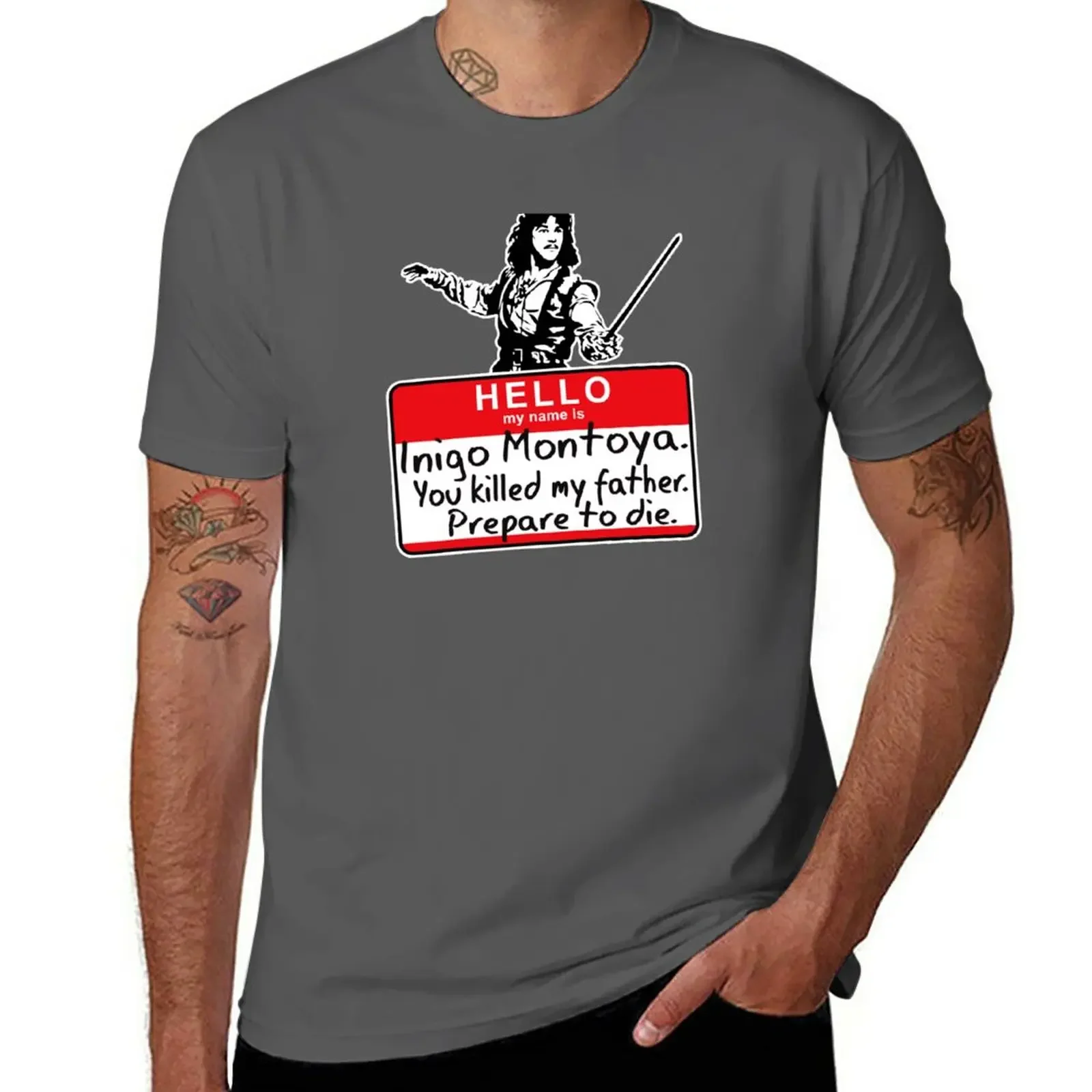 New Hello My Name Is Inigo Montoya T-Shirt cute clothes oversized t shirt Tee shirt mens graphic t-shirts hip hop