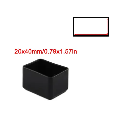 Square Silicone Chair Leg Caps Non-slips Table Foot Dust Cover Socks Floor Protector Pads Pipe Plugs Furniture Leveling Feet - Image 7