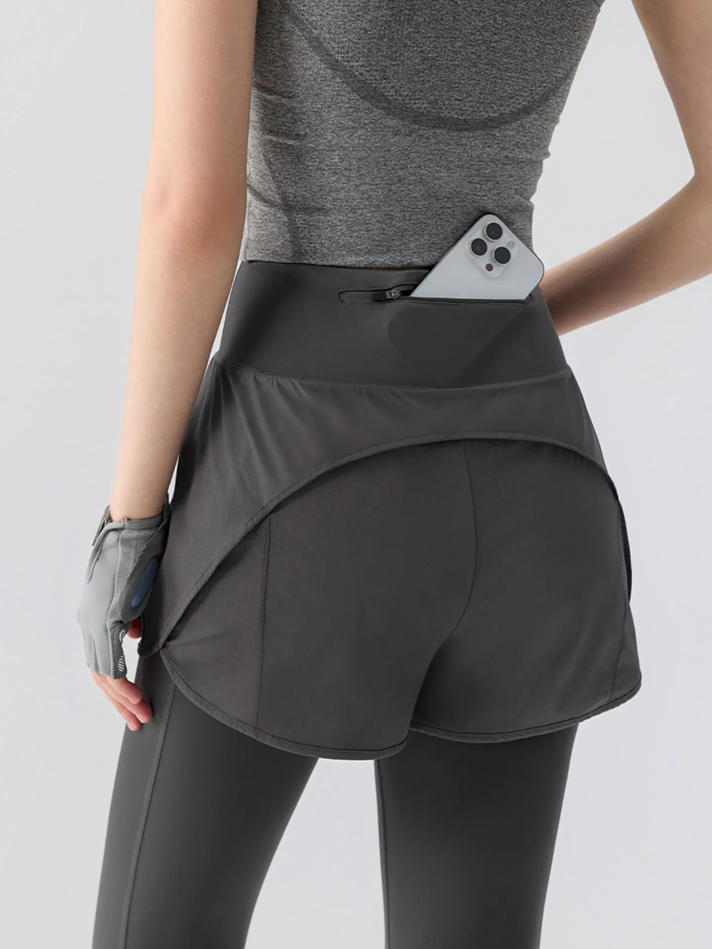 

Брюки для йоги с высокой талией, женские брюки для бега на открытом воздухе, пилатеса, узкие брюки для живота, двухсекционные спортивные повседневные брюки