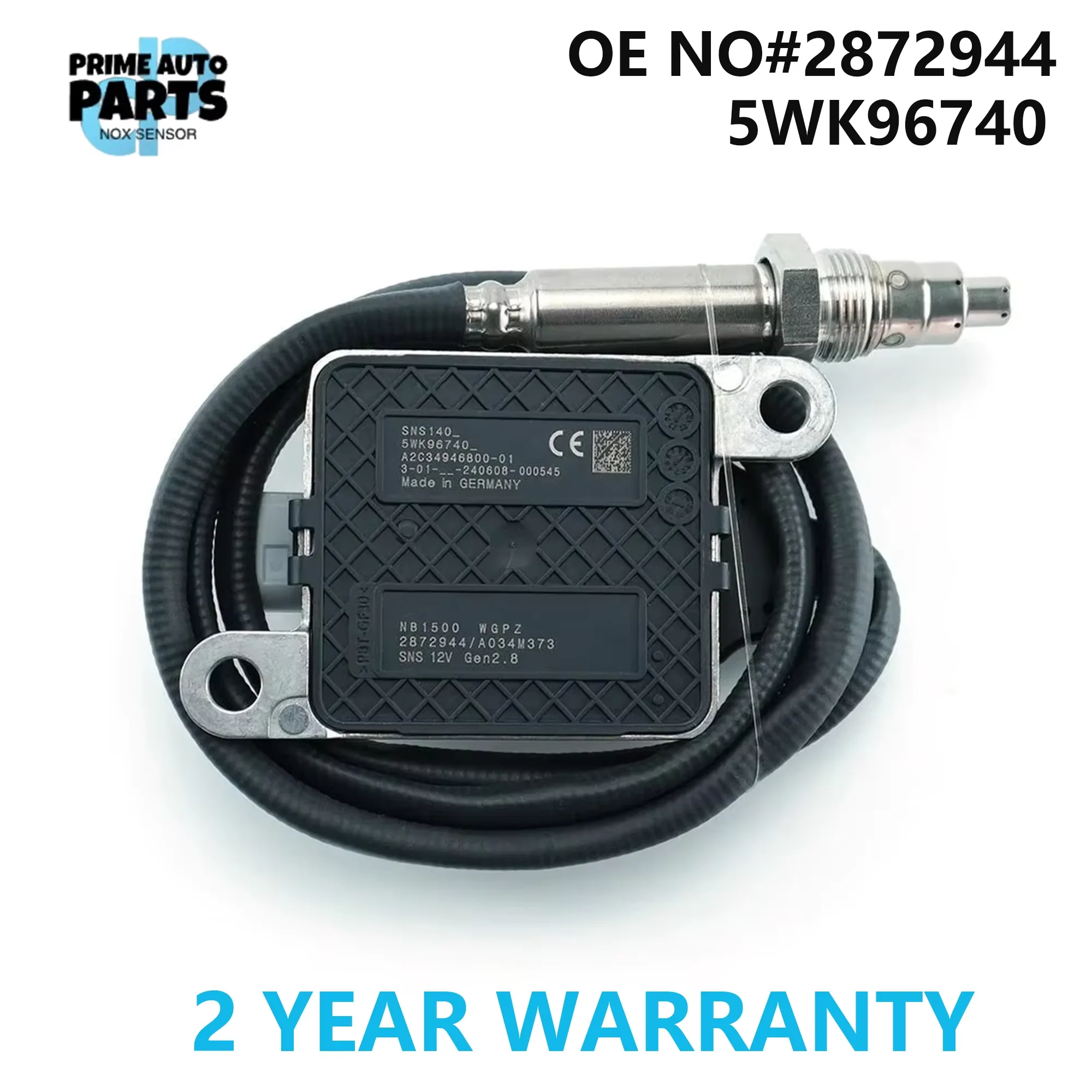

New 2872944 5WK96740 5WK9 6740 Nitrogen Oxide Sensor 12V For Cummins