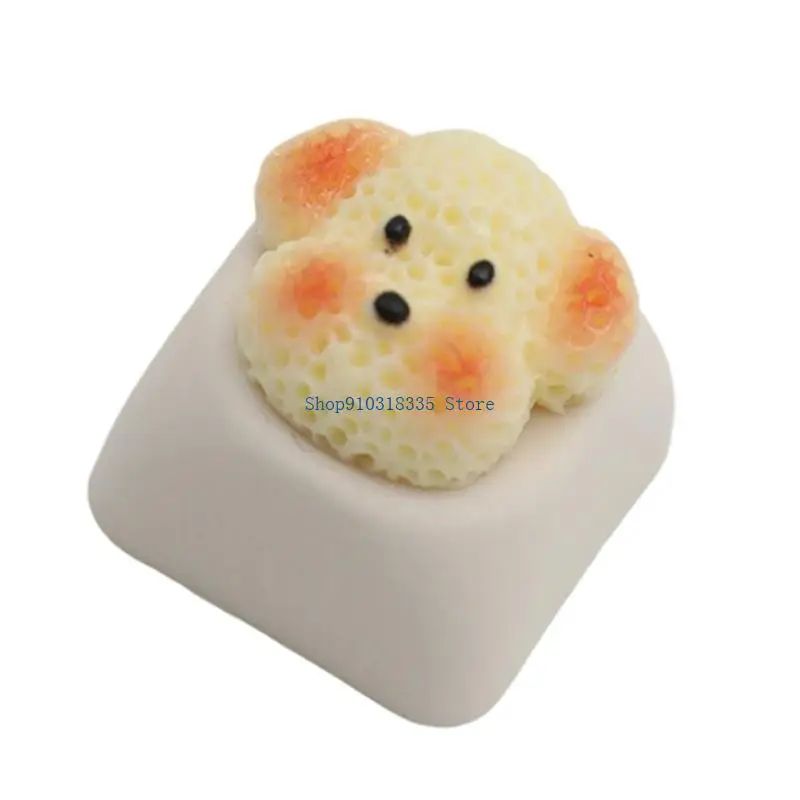 Customizable Puppy Theme Resin Keycaps Mechanical Keyboard Keycap Featuring Ergonomic And Slip Proof