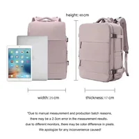 Buylor Travel Backpack Carry On 40x20x25 Flight Cabin Bag Underseat Personal Item 14inch Laptop Backpack For Weekend Business Gy 6