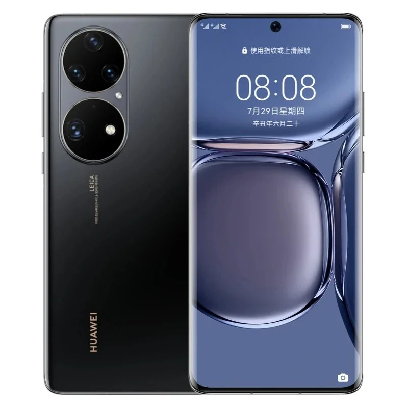 オリジナル中国版 Huawei P50 Pro 4G 携帯電話 6.6インチ曲面