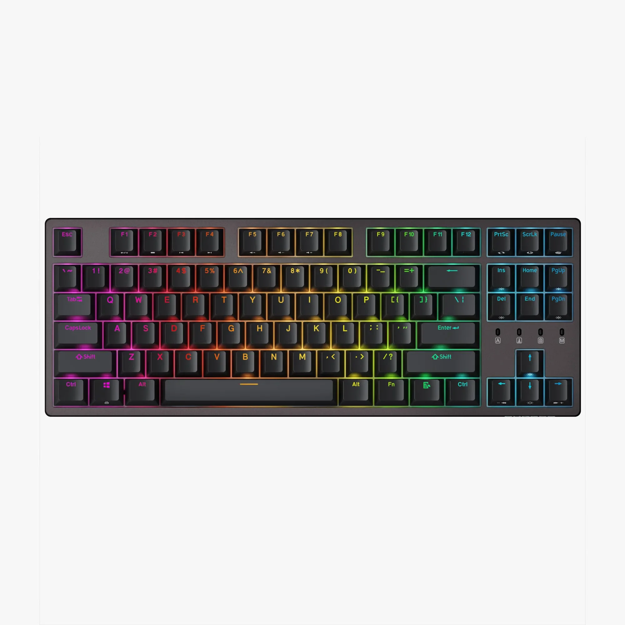 gaming keyboard mechanical DURGOD K320 Nebula tkl 87key RGB Backlit keyboard