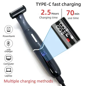 Multifunctional Electric Epilator for Women and Men, 4 in 1, shaving body and face, intimate area, precision shaver, bearding sideboard Main Men's Hot sales - №4