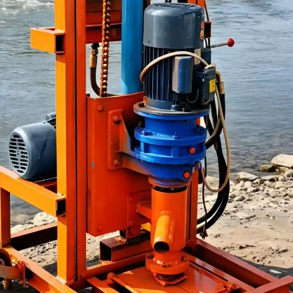 

Customized Lightweight Hydraulic Water Well Drilling Rig Portable Handheld 100m Household Drilling Machine