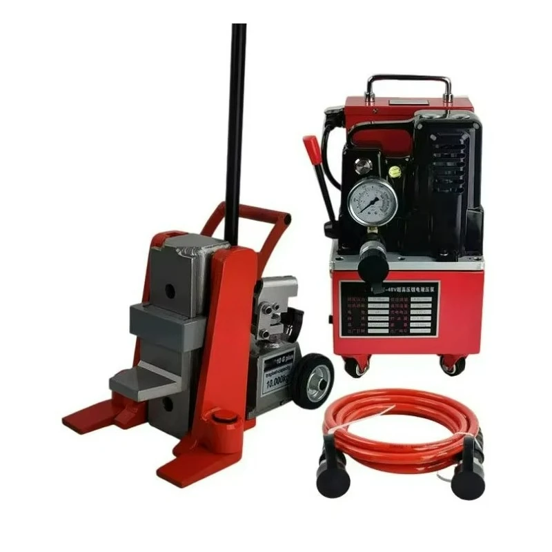 Integrated Track Lifting Jack with Lithium Battery Hydraulic Pump Manual & Electric Dual-use Rail Lifting Machine