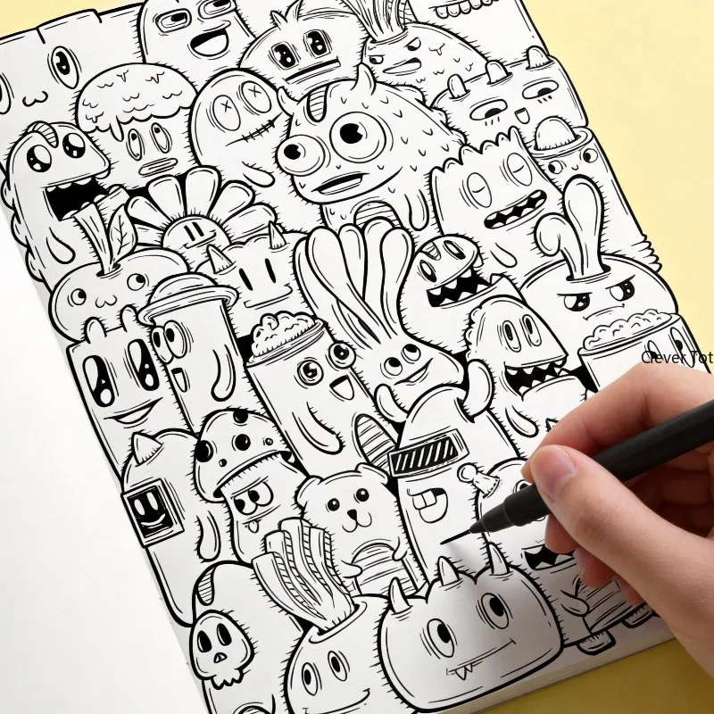 A Graffiti Sketchbook Casual Decompression Drawing Book Fun Drawing Book 22 Different Patterns Suitable As A Gift No Pen
