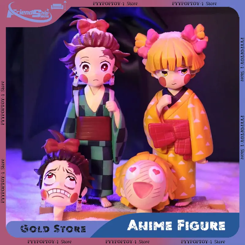 

Anime Demon Slayer Figure Kamado Nezuko Action Figures Cute PVC Model Doll Desktop Decor Ornaments Collection Statue Toys Gifts