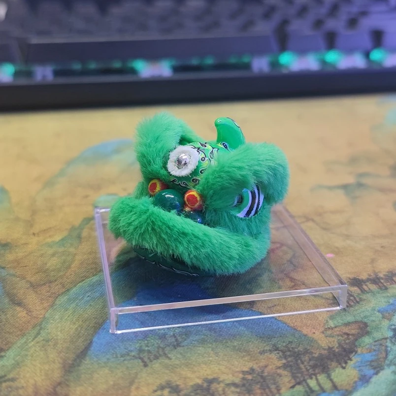 Lion Dance Car Ornaments Plush Cute Mini Lion Dance Ornaments