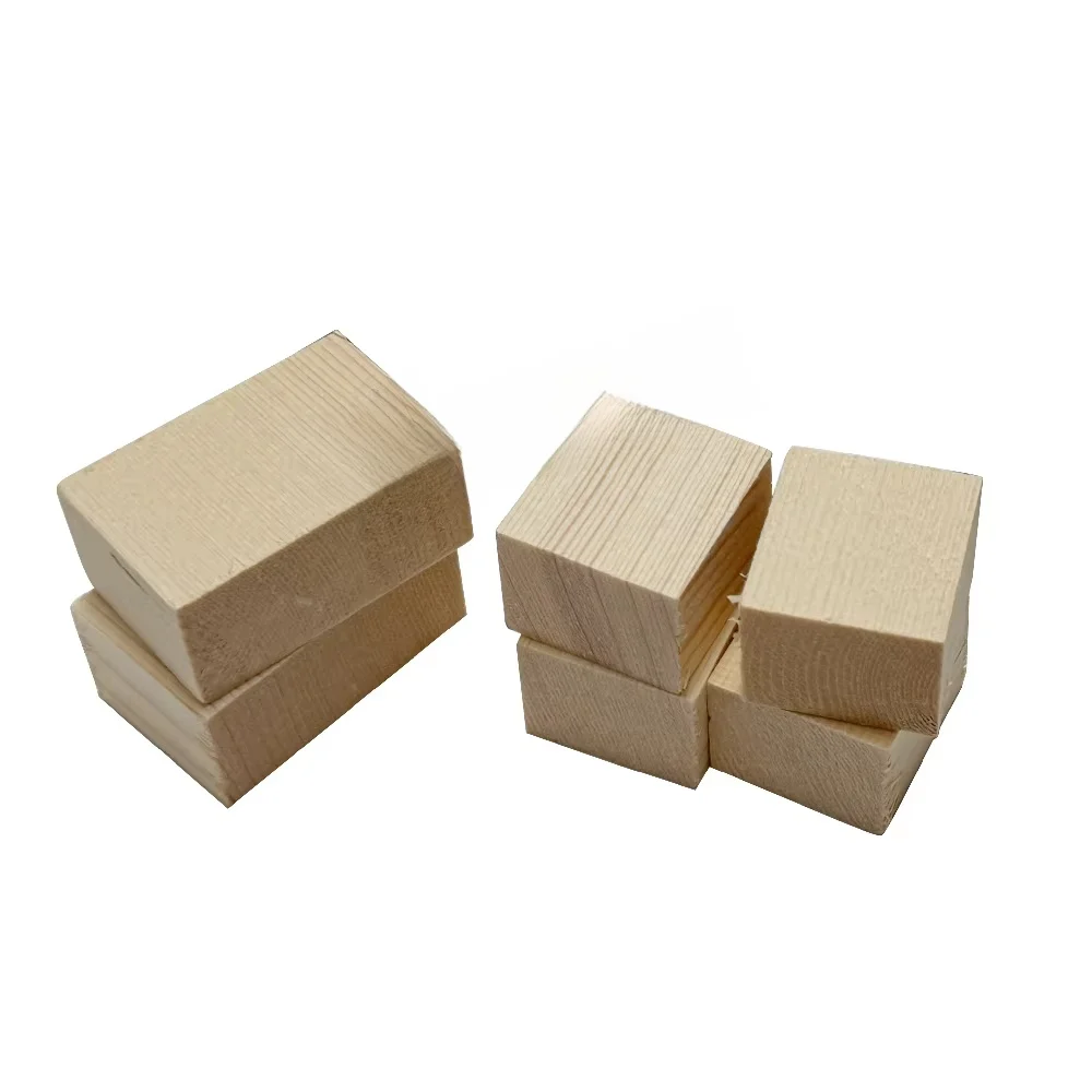 10 Sets Spruce Wood Corner Blocks for 4/4 Violin, Violin Top End Inside Wood Blank, Luthier Violin Making Repair Accessories