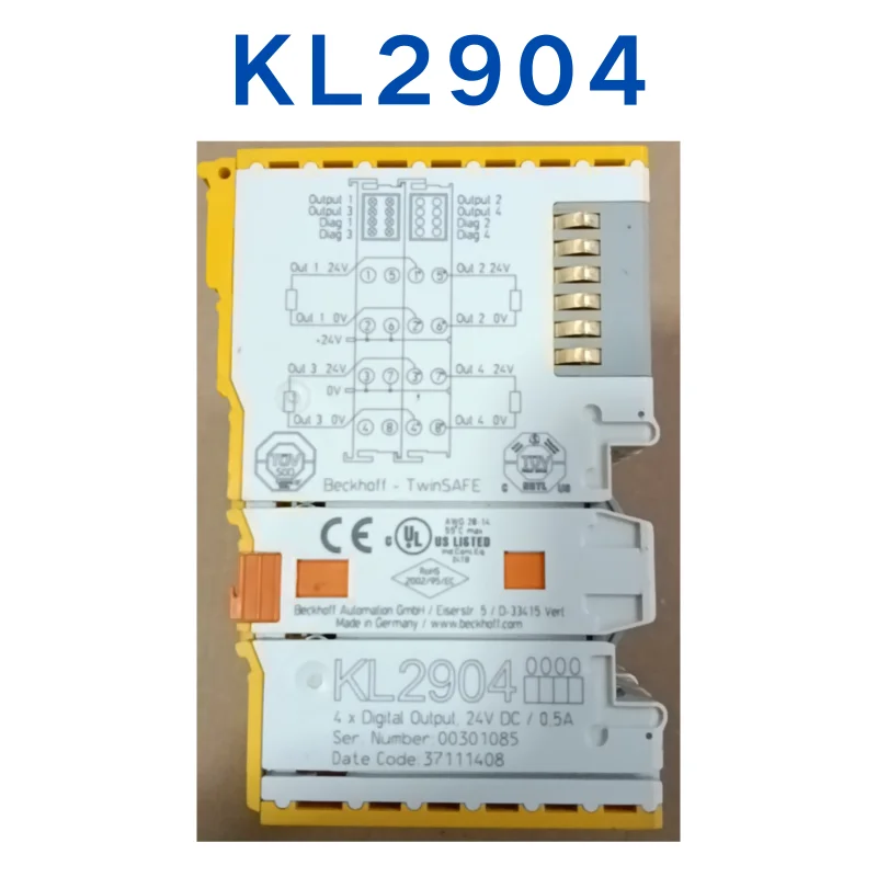 

Second hand KL2904 module test OK, fast shipping